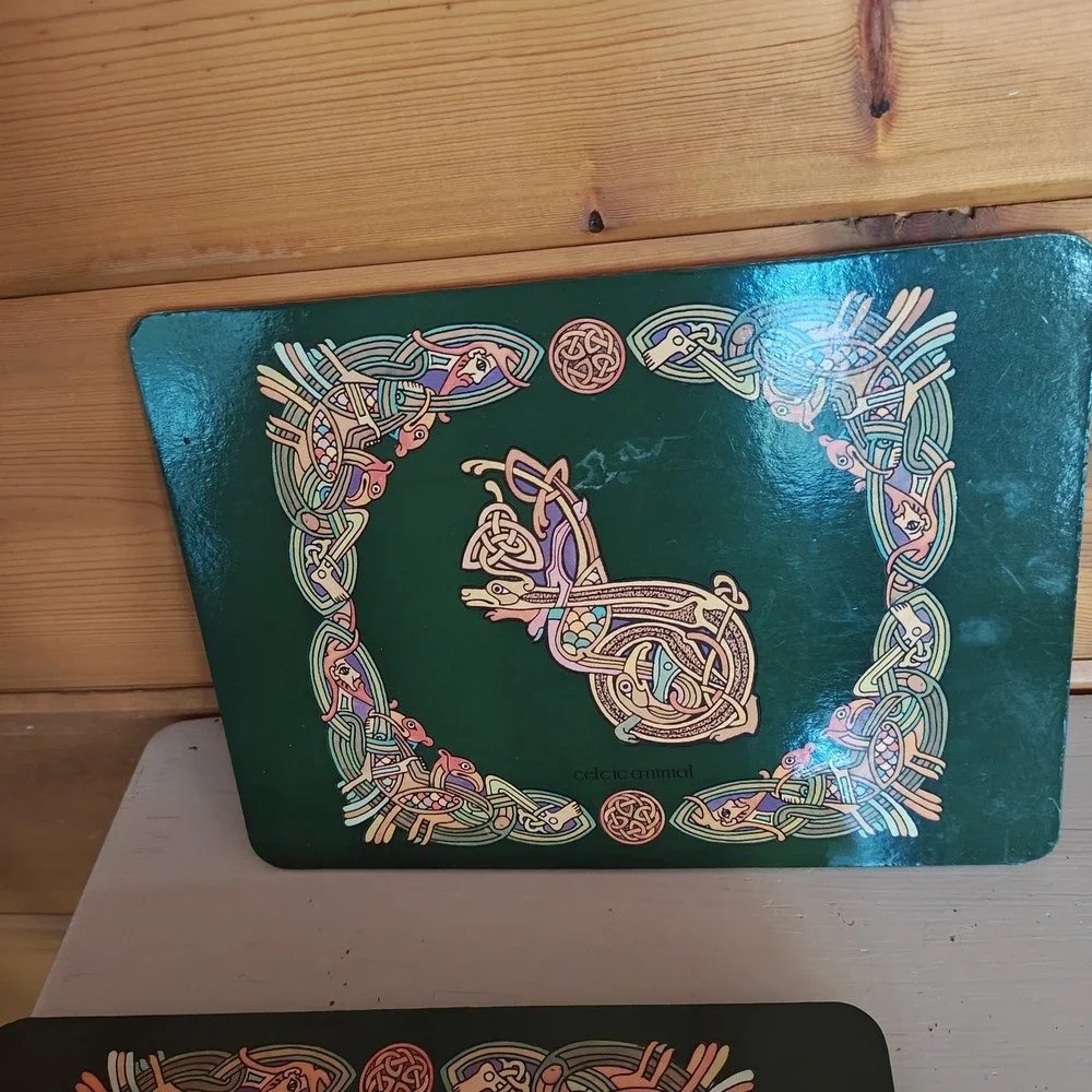Celtic Art Placemats Six Placemats Made In Ireland Brian Murphy Heat Resistan C4